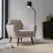 Taupe Abstract Animal Print Chenille Woven Pattern Upholstery Fabric by The Yard - SKU: Bauer Mushroom